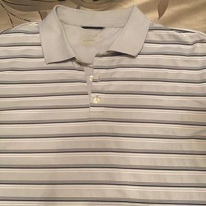 Men’s striped polo shirt